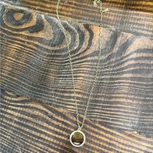 Electric Picks & DeDe Raad Elegant Gold Mom Circle Pendant Necklace